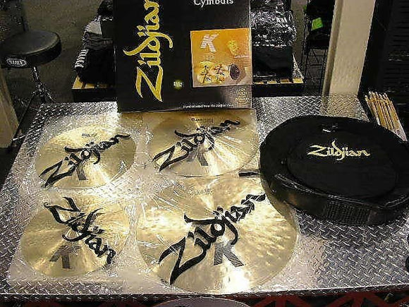 Zildjian KP100 15/17/19/22 K Light Cymbal Pack w/ Cymbal Bag *IN STOCK*