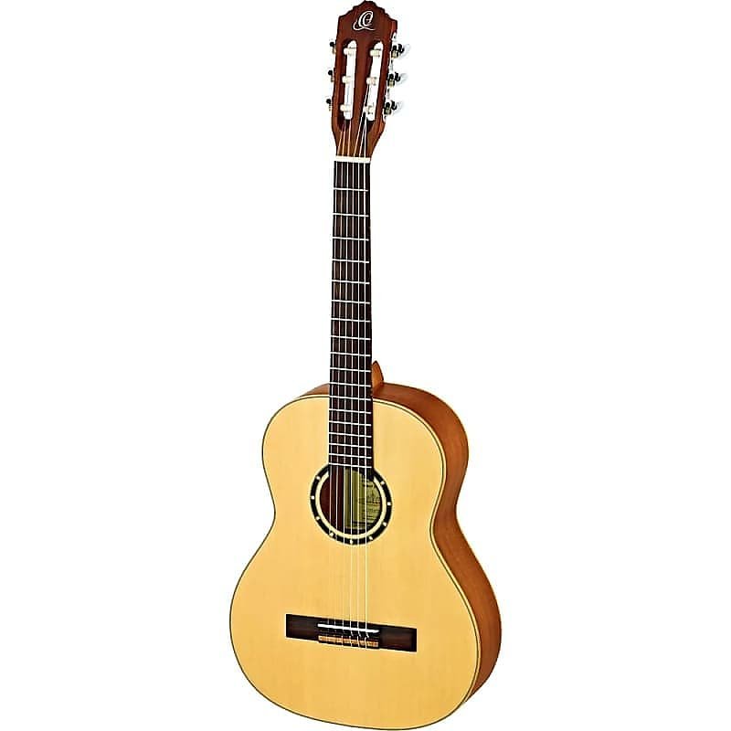 Ortega Guitars R121-7/8 Family Series 7/8 Sized Nylon 6-String Acoustic Guitar