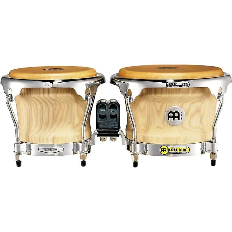 Bongos en bois Meinl CS400AWA-M 7" et 8 1/2" Collection Series avec finition en frêne blanc américain