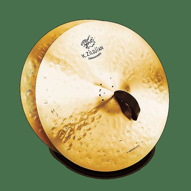 Cymbale crash à main Zildjian K1001 18" K Constantinople Medium-Light (à l'unité)