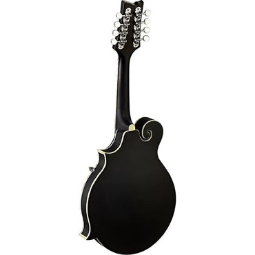 Ortega Guitars RMFE40SBK F-Style Series Mandolin in Satin Black w/ Gig Bag