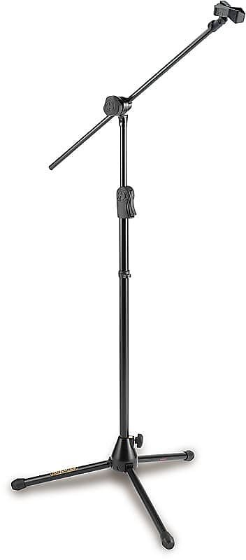 Hercules MS533B EZ Clutch Microphone Stand w/ Tripod and Hideaway 2-in-1 Boom