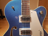 Gretsch G5420T Electromatic Hollow Body Single-Cut Electric Guitar w/ Bigbsy in Fairline Blue *IN STOCK*