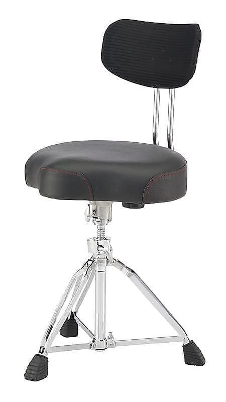 Throne Rails Backrest Pearl D3500BR Roadster Multi-Core Saddle Throne w/ Backrest & Video Li ...