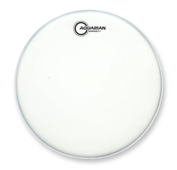 Aquarian TCRSP2-10 Peau de batterie Response 2 10" avec revêtement texturé blanc