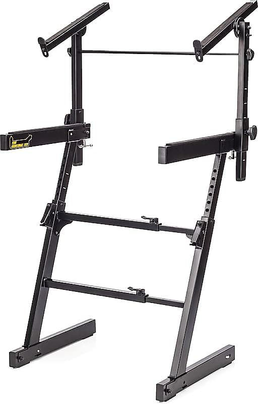 Hercules KS410B Auto Lock Double Tier Z Keyboard Stand