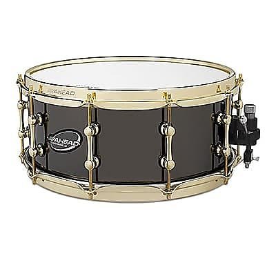 Ahead AS614BBBB 6x14 Black Chrome on 3mm Bell Brass Snare Drum w/ Tri –  Bentley's Drum Shop