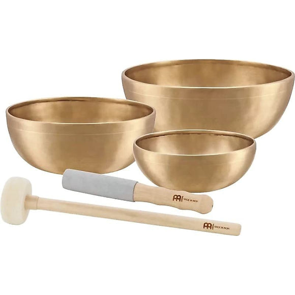 Meinl Sonic Energy SB-E-3100 700G, 1000G & 1400G 3-Piece Energy Therapy Series Singing Bowl Set