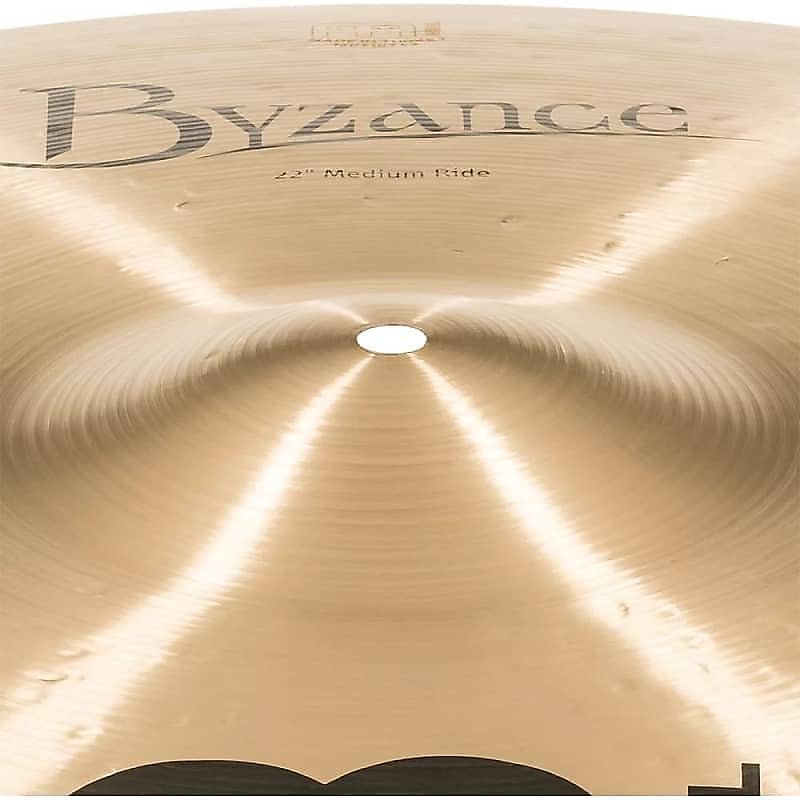 Meinl B22MR-B 22" Byzance Brilliant Medium Ride Cymbal w/ Video Demo