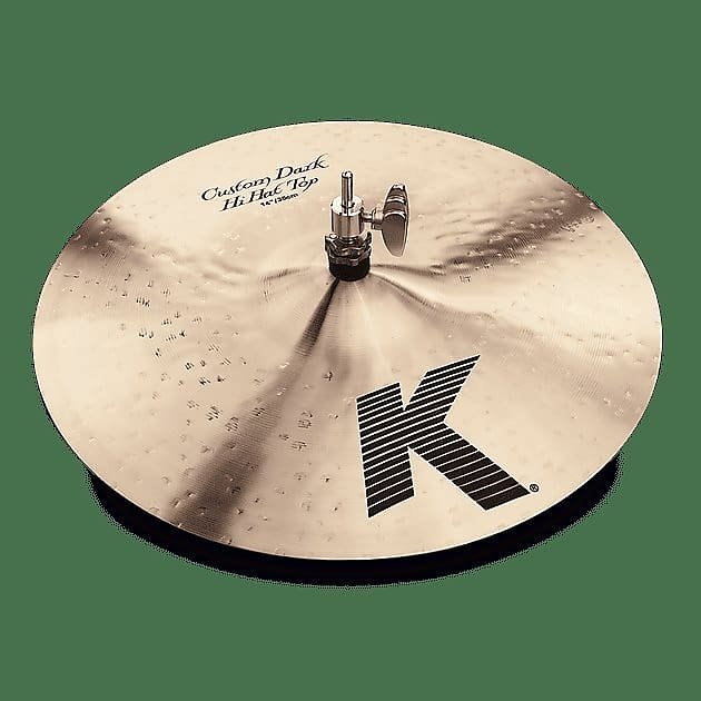 Cymbale Hi-Hat Zildjian K0945 14" K Custom Dark (en bas)