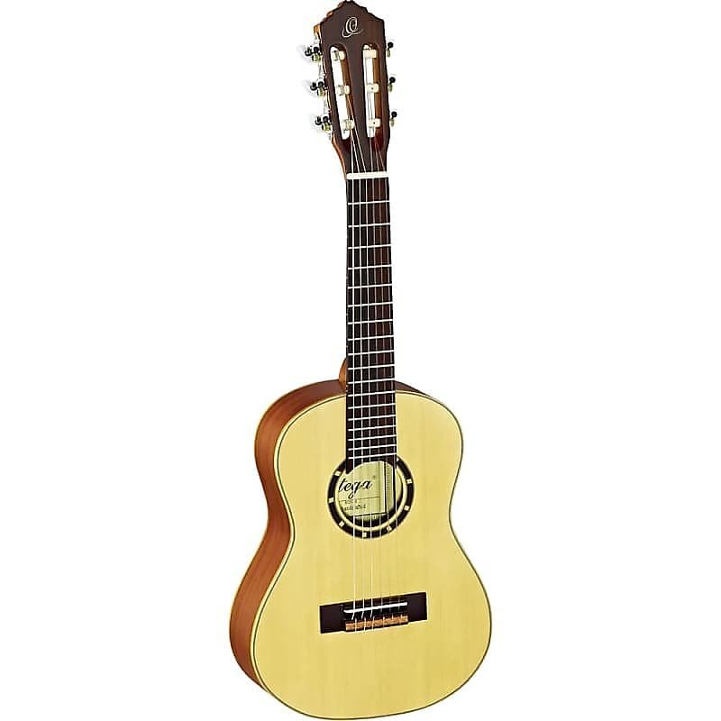 Guitare acoustique 6 cordes en nylon de taille 1/4 Ortega Guitars R121-1/4 Family Series