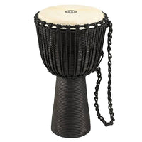 Meinl HDJ3-L 12" Headliner Series Rope Tuned Black Wood Djembe Black River Series