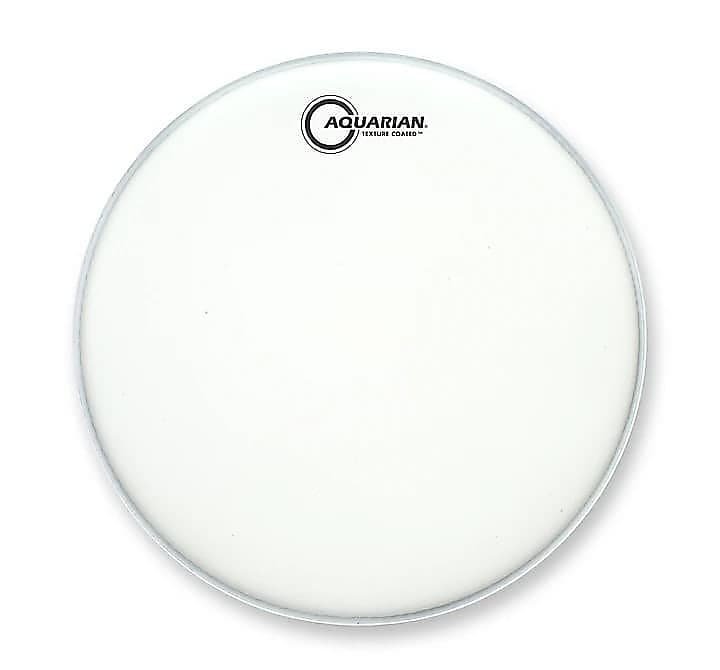 Peau de batterie Aquarian TC8 8" avec revêtement texturé blanc