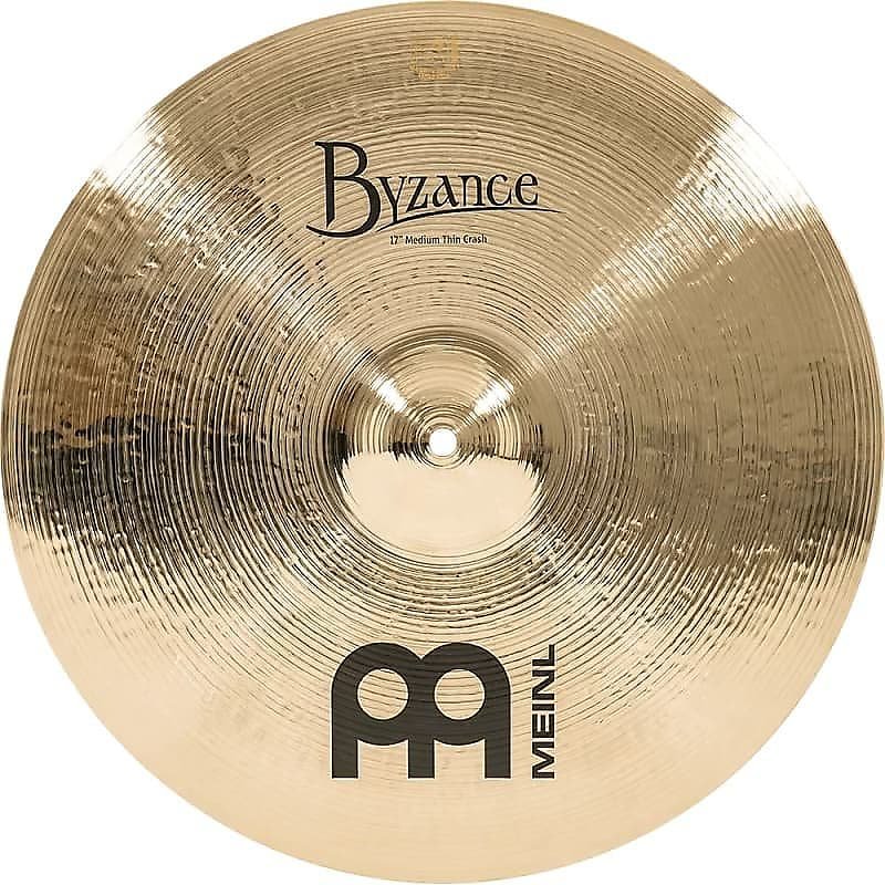 Meinl Byzance Brilliant B17MTC-B 17" Medium Thin Crash Cymbal