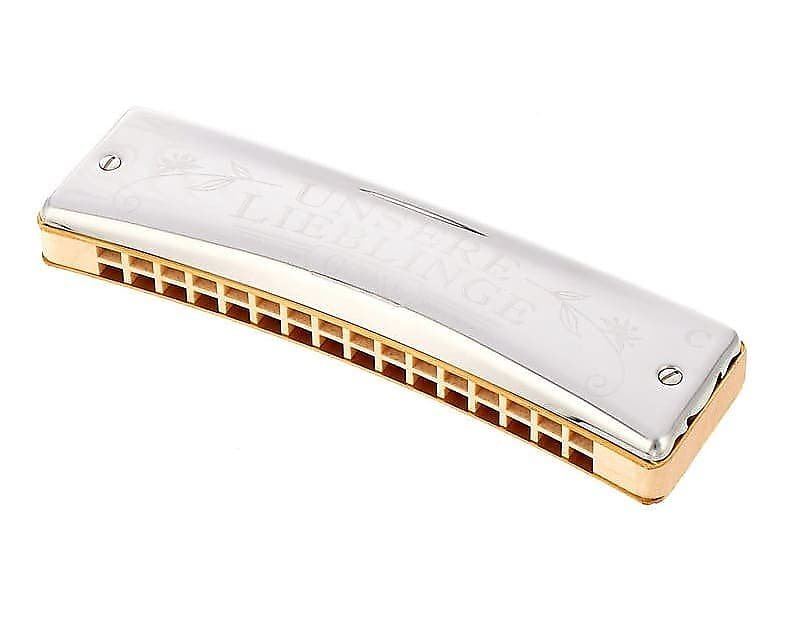 Hohner M7332017 Unsere Lieblinge Armónica de 48 octavas en clave de C