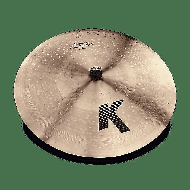 Cymbale ride Zildjian K0882 20" K Custom Flat Top avec lien vidéo