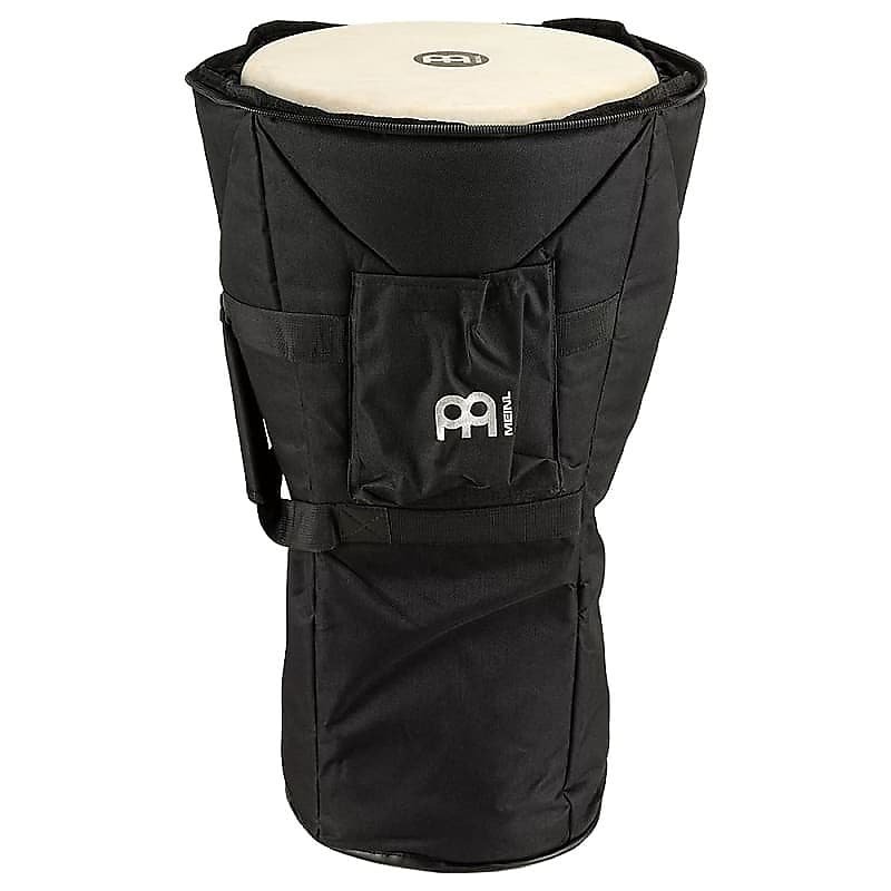 Meinl ADJ3-XL+Bag 13" Original African Style Rope Tuned Brown & Black Wood Djembe w/ Gig Bag