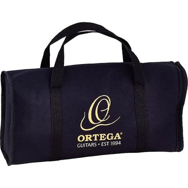 Pédale de cajon pour gaucher Ortega Guitars OCJP-L-GB Percussion Series avec housse de transport