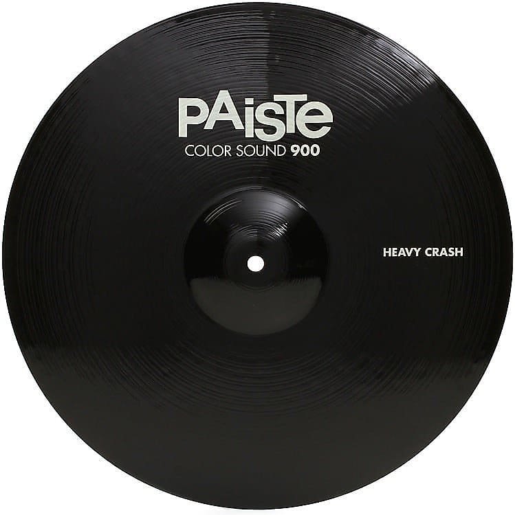 Cymbale crash lourde Paiste Color Sound 900 Series 18" noire *EN STOCK*