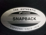 Bentley's Drum Shop Clothback Snapback Hat in Grey w/ White Logo