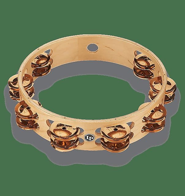 LP Latin Percussion LP380B-BZ Pro 10" Double Row Tambourine- Bronze