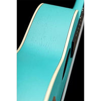 Ortega Guitars RULAGOON Earth Series Concert Ukulele in Lagoon Turquoise w/ Demo Video