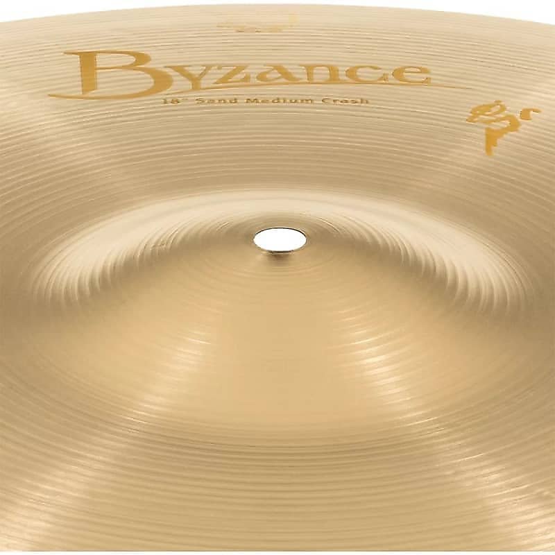 Cymbale crash Meinl B18SAMC 18" Byzance Vintage Sand Medium avec démonstration vidéo 