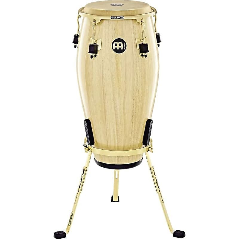 Conga Tumba Meinl MEC1212NT-G 12 1/2" Marathon Exclusive Series en finition naturelle avec quincaillerie dorée