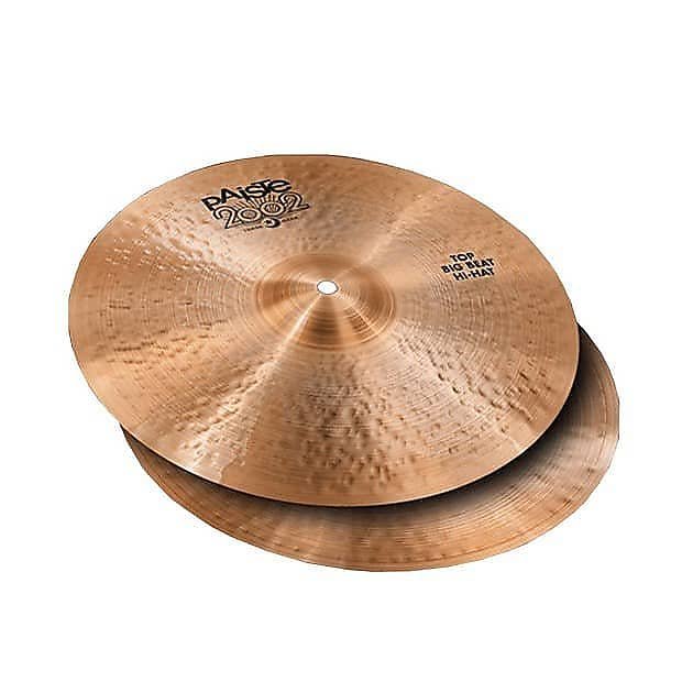 Paiste 16" 2002 Black Big Beat Hi-Hat (Pair) Cymbals *IN STOCK*