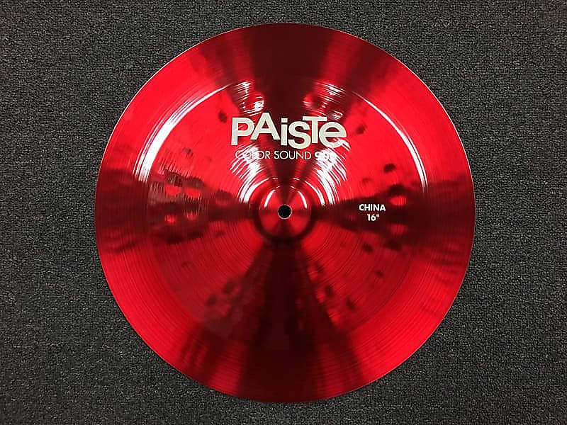 Cymbale Paiste 16" Color Sound 900 Series Red China *EN STOCK*