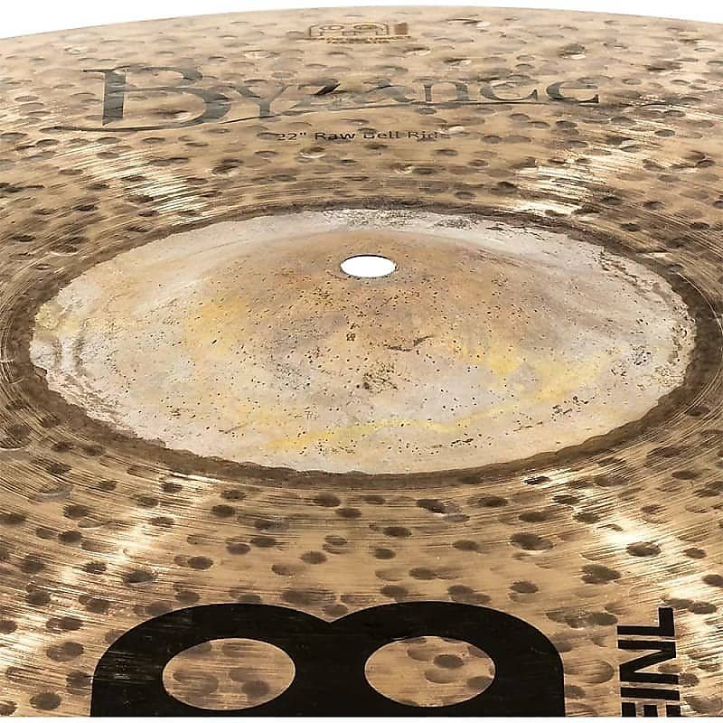 Meinl B22RBR 22" Byzance Dark Raw Bell Ride Cymbal w/ Video Demo