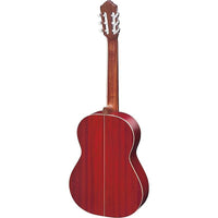 Guitare acoustique à cordes en nylon Ortega Guitars R200L Traditional Series pour gaucher avec housse de transport et vidéo