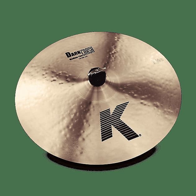 Zildjian K0913 16" K Zildjian Dark Medium Thin Crash Cymbal w/ Video Link