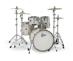Gretsch RN2-E825-VP 10/12/16/22 Renown Drum Kit Set in Vintage Pearl w/ Matching 14" Snare Drum
