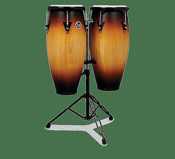 LP Latin Percussion LP646NY-VSB City Series Conga Set w/Stand