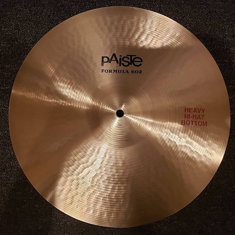 Paiste 15" Formula 602 Classic Heavy Hi-Hat (Bottom) Cymbal *IN STOCK*