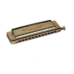 Hohner Super Chromonica Boxed Key of C Harmonica in Gold
