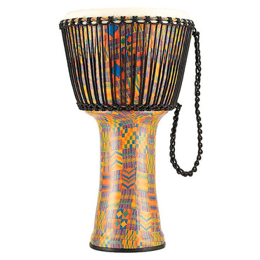 Meinl PADJ2-XL-G 14" Travel Series Kenyan Quilt Rope Tuned Djembe w/ Goat Head