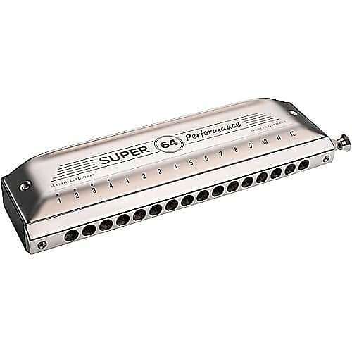 Hohner M758501 Super 64 Performance Chromatic Harmonica