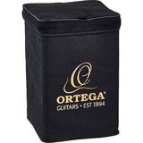 Ortega Guitars OSTBCJ-L-BU Percussion Series Left-Handed Stomp Box Cajon Bundle w/ Gig Bags