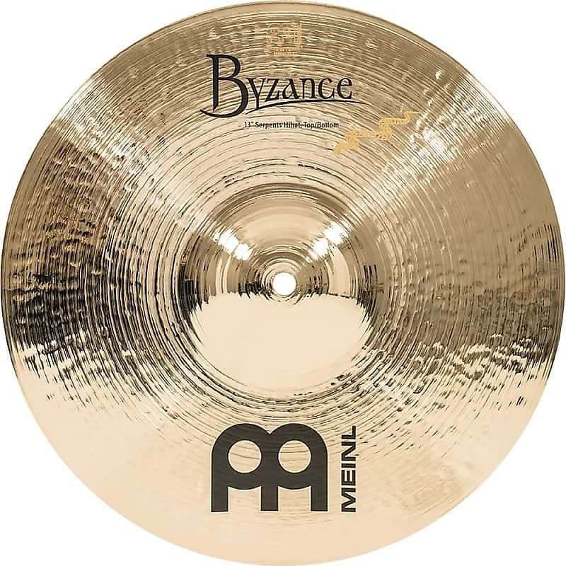 Meinl Byzance Brilliant B13SH-B 13" Serpents Hi Hats, pair