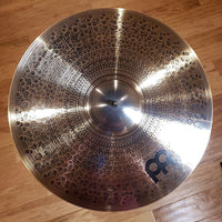 Cymbale crash Meinl PAC19MTC 19" en alliage pur, moyennement fine et personnalisée