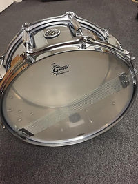 Caisse claire Gretsch GB4164 Brooklyn Series 6,5 x 14" chromée sur laiton (COB)