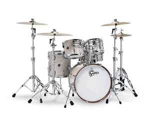 Gretsch RN2-E605-VP 10/12/14/20 Renown Drum Set w/ Matching 14" Snare Drum in Vintage Pearl
