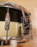 Gretsch 6.5x14" Broadkaster Snare Drum in Piano Black & Gold Mist Two-Tone