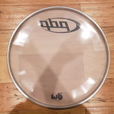PDP 18" Logo Coated Bass Drum Head in White