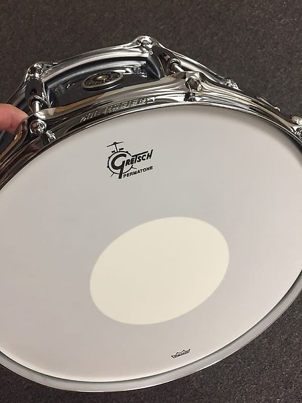 Caisse claire Gretsch GB4164 Brooklyn Series 6,5 x 14" chromée sur laiton (COB)