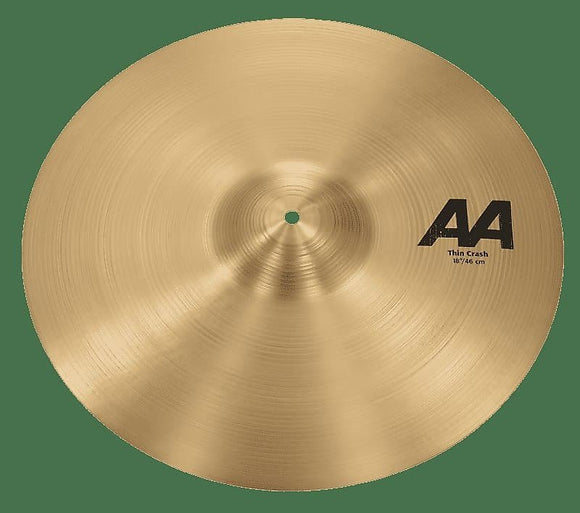 Sabian 21806 18” AA Thin Crash Cymbal