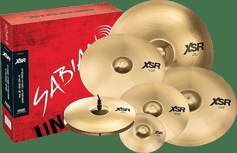 Sabian XSR5007SB Ensemble de cymbales XSR Brilliant Super