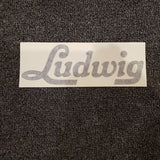 Ludwig (Current) Black Logo Replacement Sticker